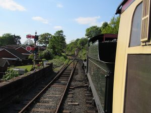 Erlestoke Manor approaches Bewdley station May 2017
