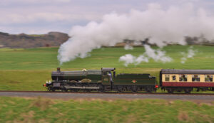 7812 in her stride on Eardington Bank during the SVR Spring Steam Gala on Saturday 15th April Photo: Martin Creese