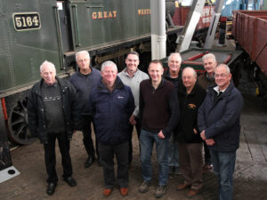 5164 at Barrow Hill in 2021 at handover to EMF Trustees (Credit Robert Davies)